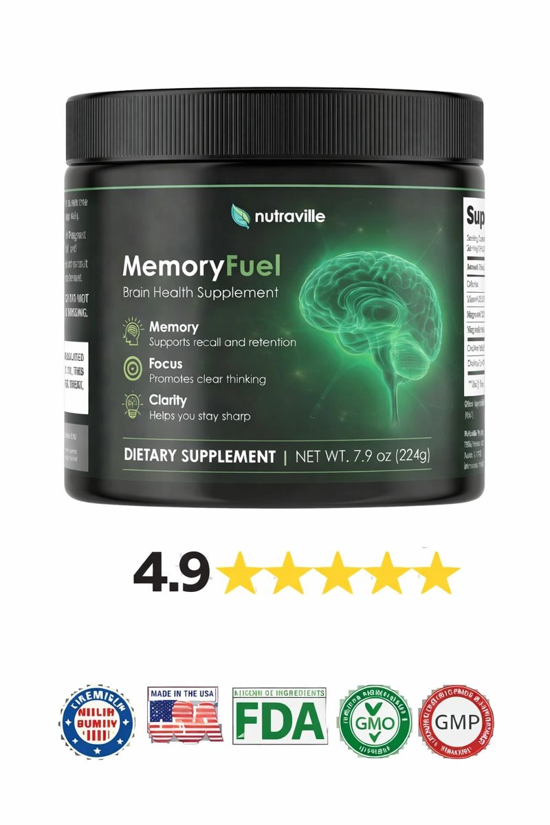 Memoryfuel Cognitive Focus & Mental Energy Supplement